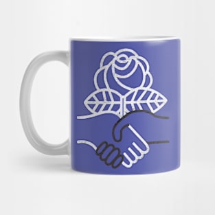 socialism communism hand flower Mug